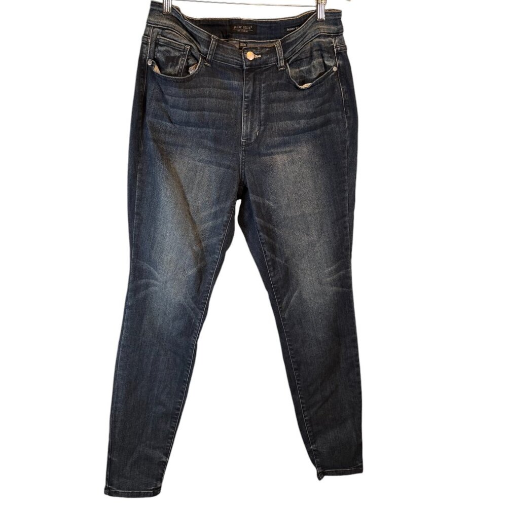 Judy Blue Jeans Womens 16W High Waist Skinny Fit Medium Wash